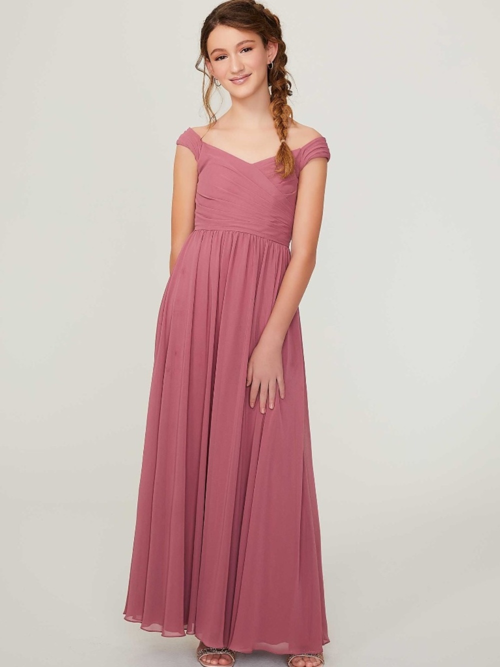 NWT MORI LEE ROSEWOOD GOWN SIZE 16 JUNIOR
